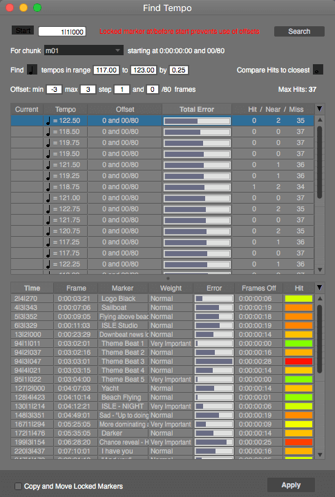 Digital Performers Find Tempo Dialogue Box